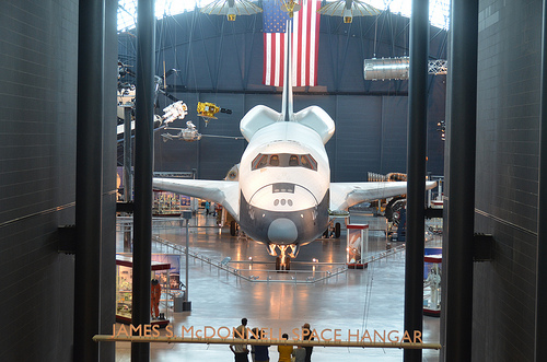 Steven F. Udvar-Hazy Center: Space Shuttle Enterprise in the James McDonnell Space Hangar