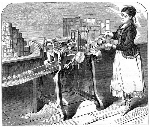 Tyrell’s machine for labelling fruit and other cans, 1871
