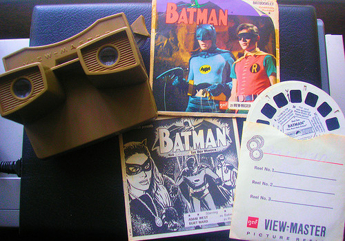 My Batman & Robin Viewmaster 3D Viewer and Reels. 1966.